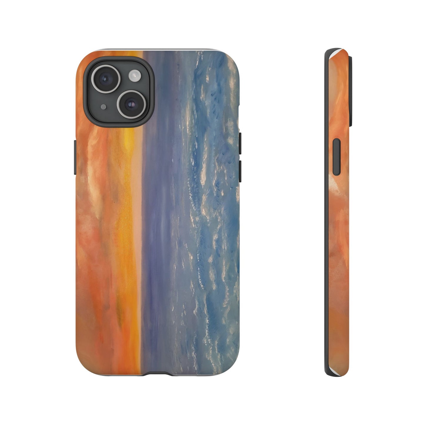 Artistic Ocean Sunset Phone Case - Tough and Stylish Protection