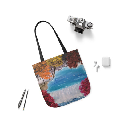 Canvas Tote Bag, Descending Waters Art