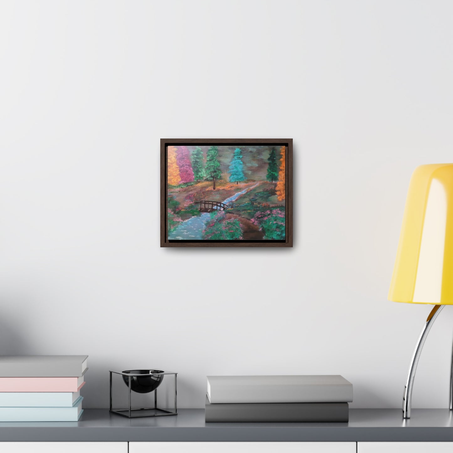 The Lighted Forest - Gallery Canvas Wraps, Horizontal Frame