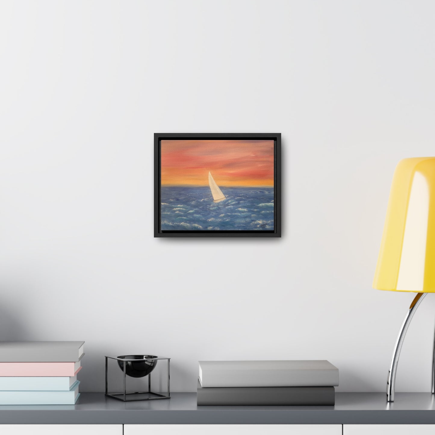 Sailing The Open Sea  - Gallery Canvas Wraps, Horizontal Frame