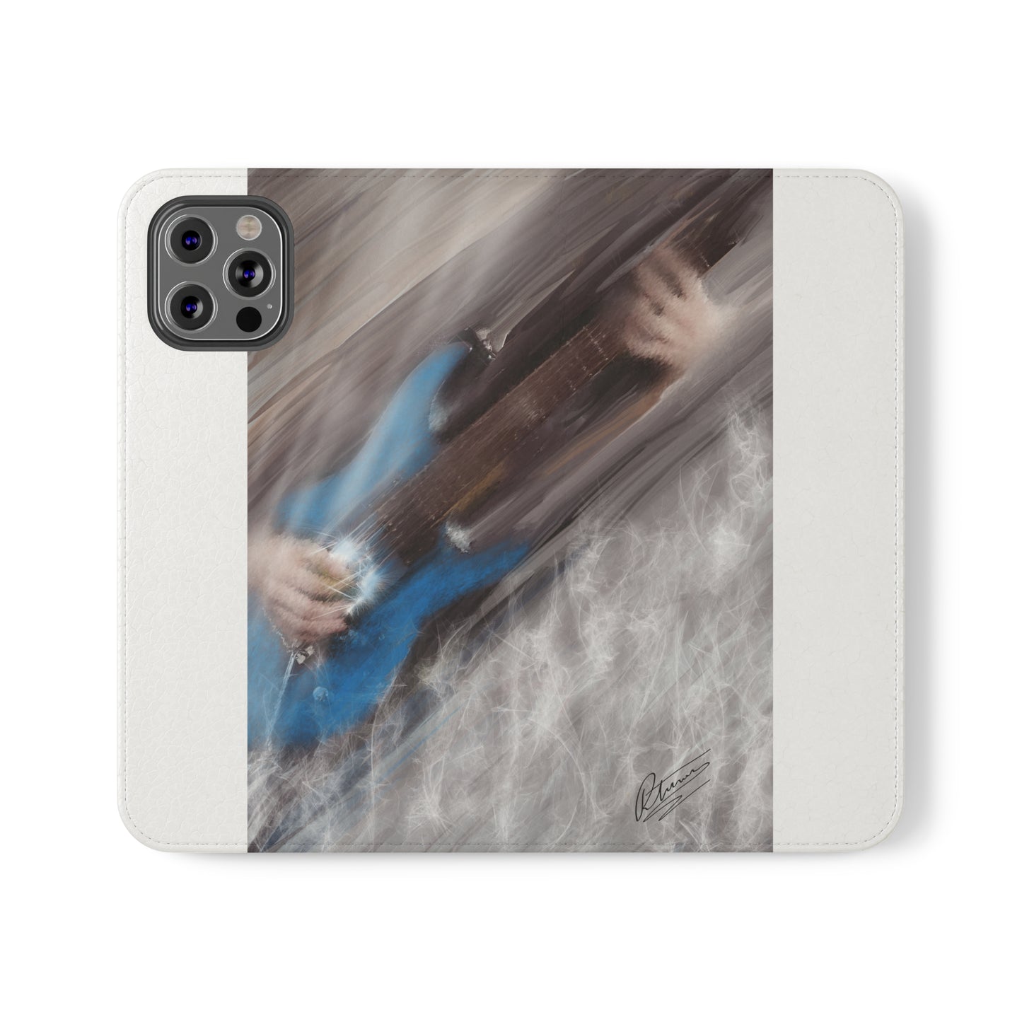 Phone Flip Cases Guitar Art