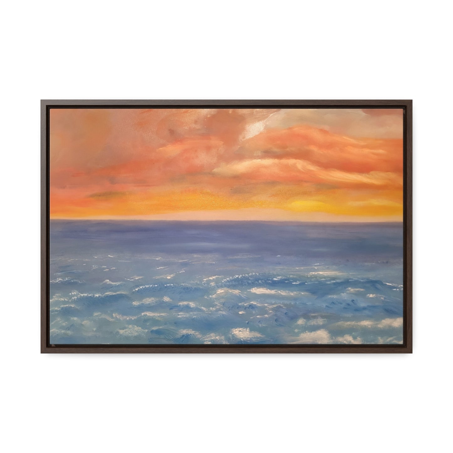 Troubled Sea - Gallery Canvas Wraps, Horizontal Frame