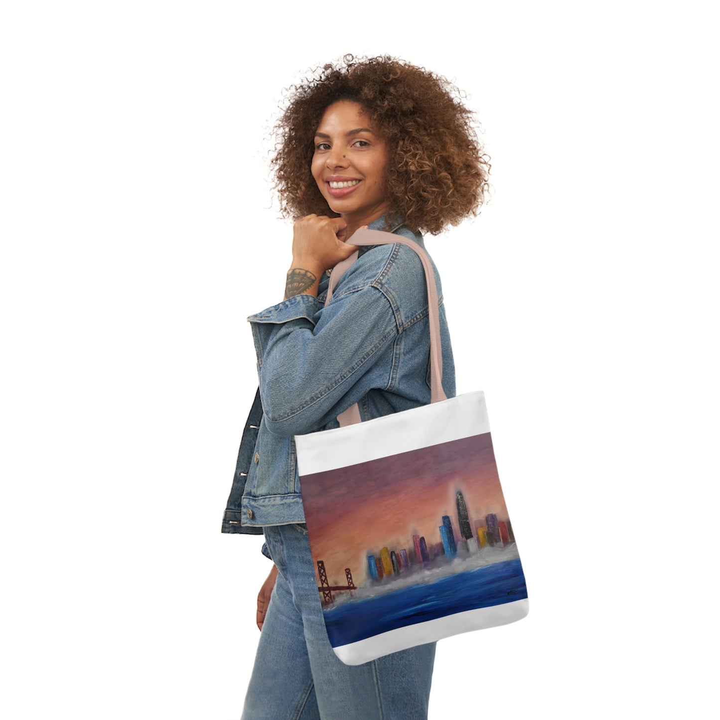 Canvas Tote Bag, San Francisco Bay Art