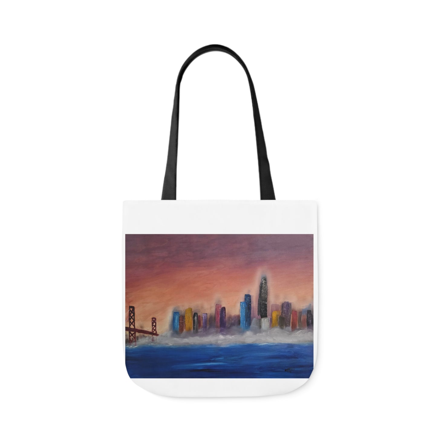 Canvas Tote Bag, San Francisco Bay Art