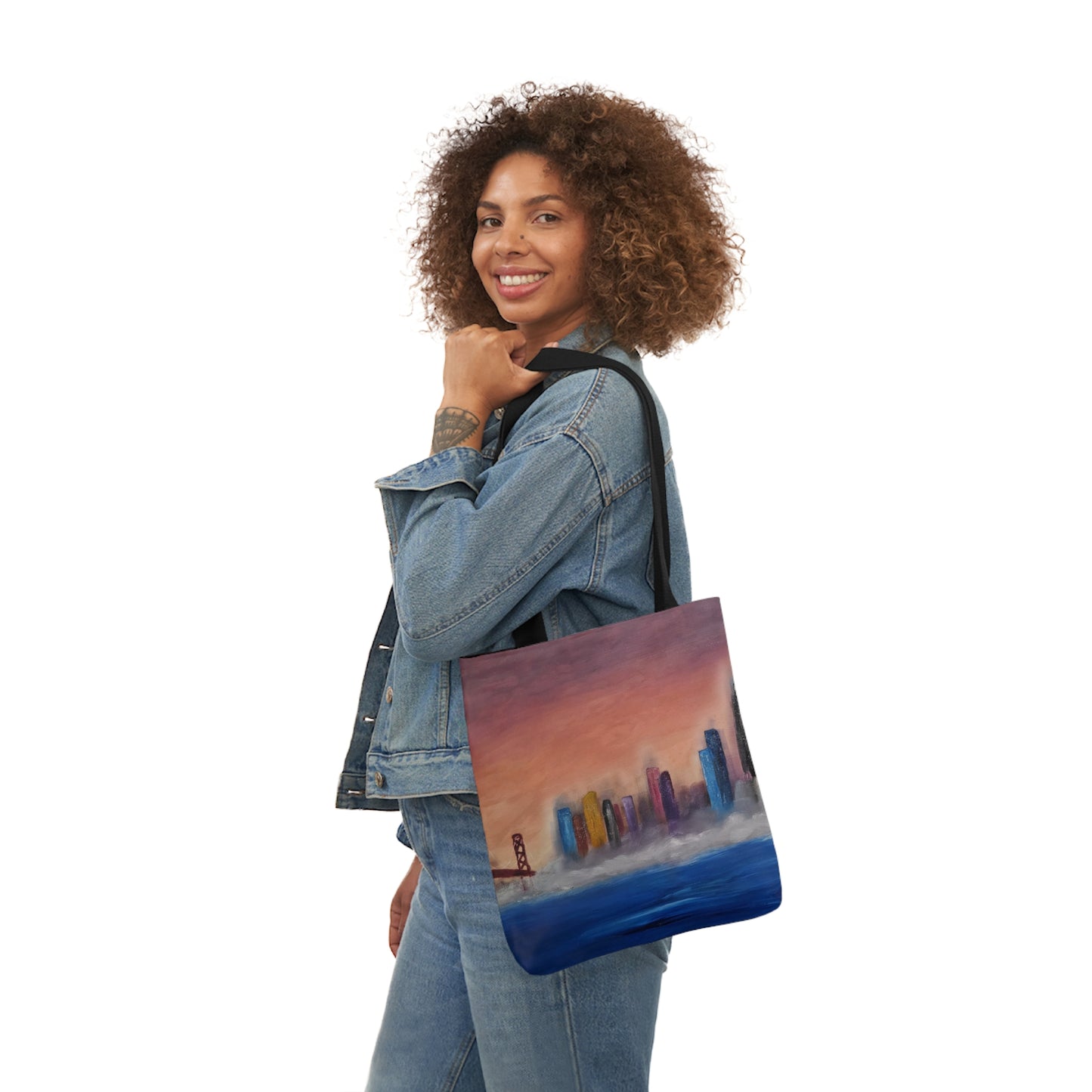 Canvas Tote Bag, San Francisco Bay Art