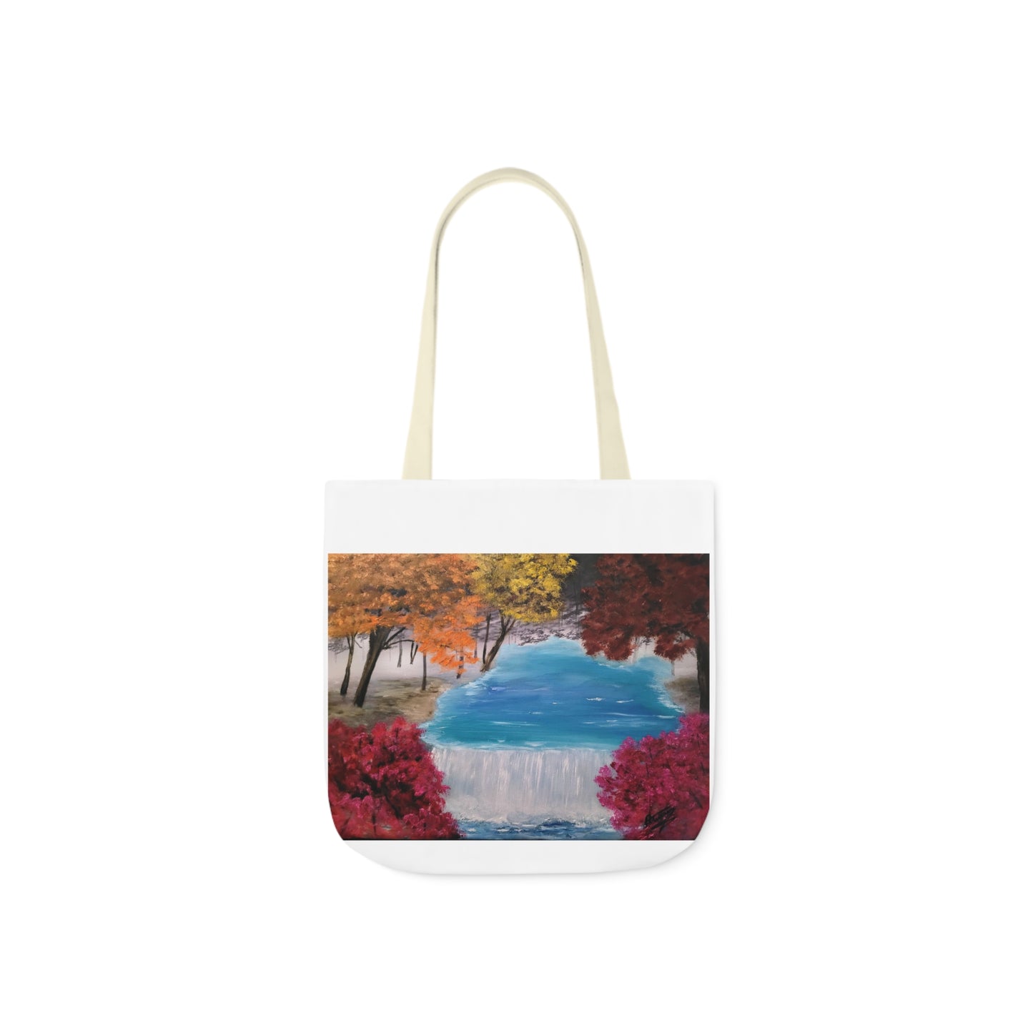 Canvas Tote Bag, Descending Waters Art