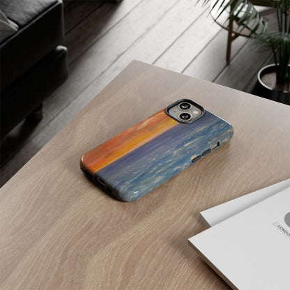 Artistic Ocean Sunset Phone Case - Tough and Stylish Protection