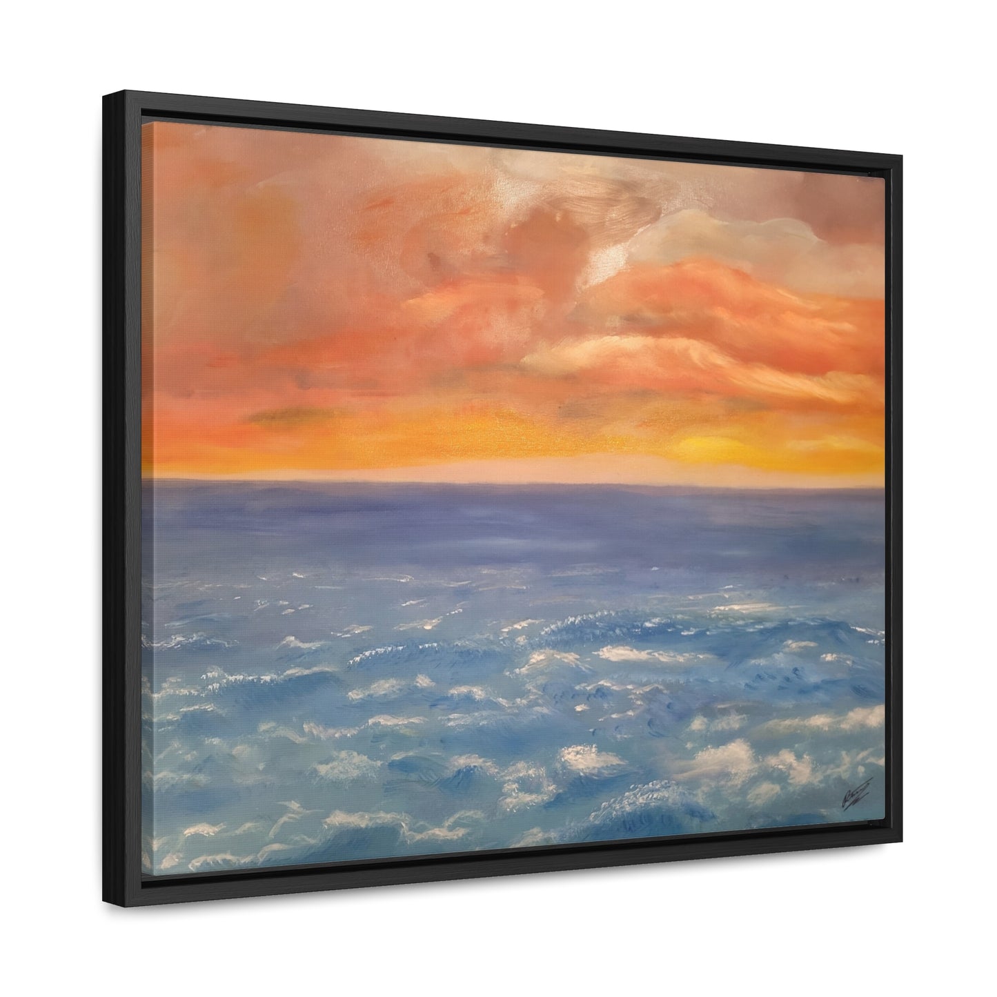 Troubled Sea - Gallery Canvas Wraps, Horizontal Frame