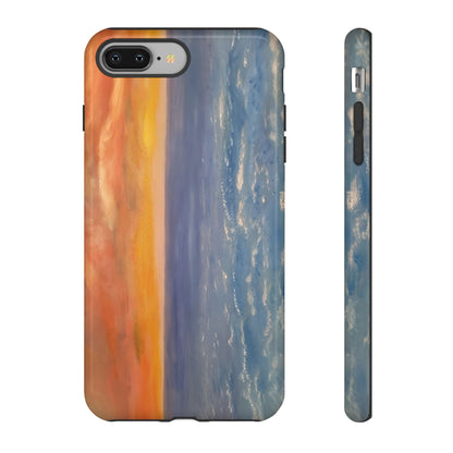 Artistic Ocean Sunset Phone Case - Tough and Stylish Protection