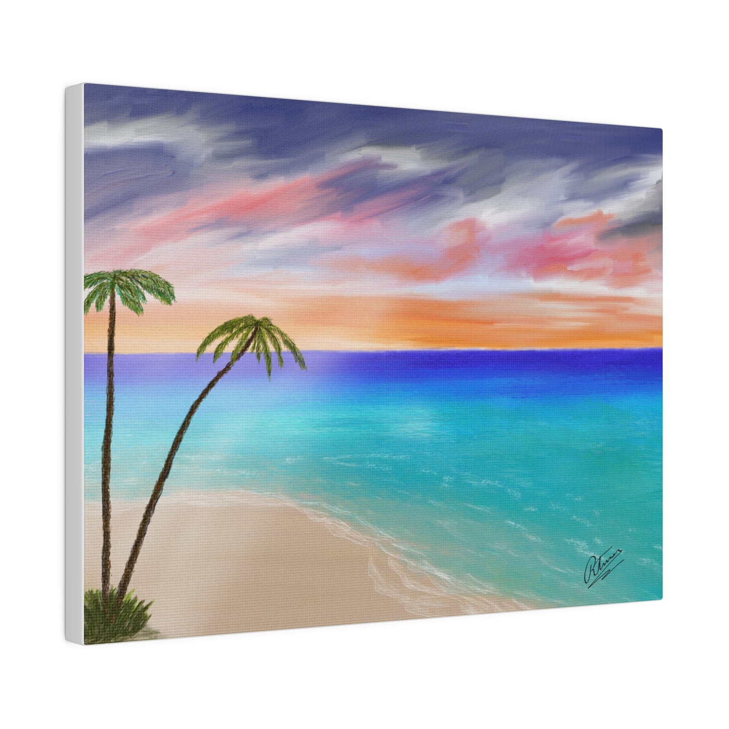 Tropical Haven Matte Canvas, Stretched, 0.75"