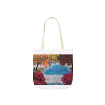 Canvas Tote Bag, Descending Waters Art