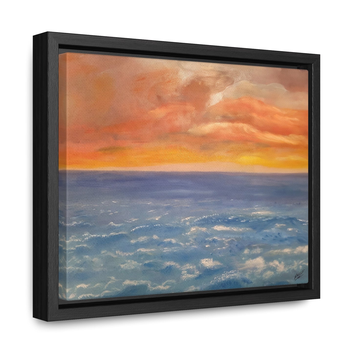 Troubled Sea - Gallery Canvas Wraps, Horizontal Frame