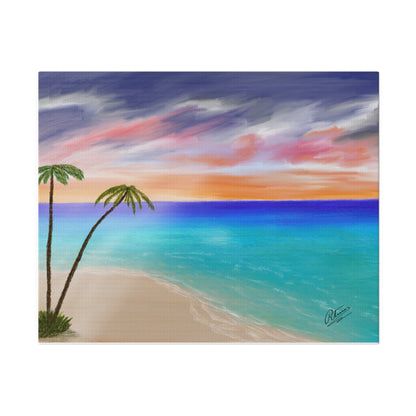 Tropical Haven Matte Canvas, Stretched, 0.75"