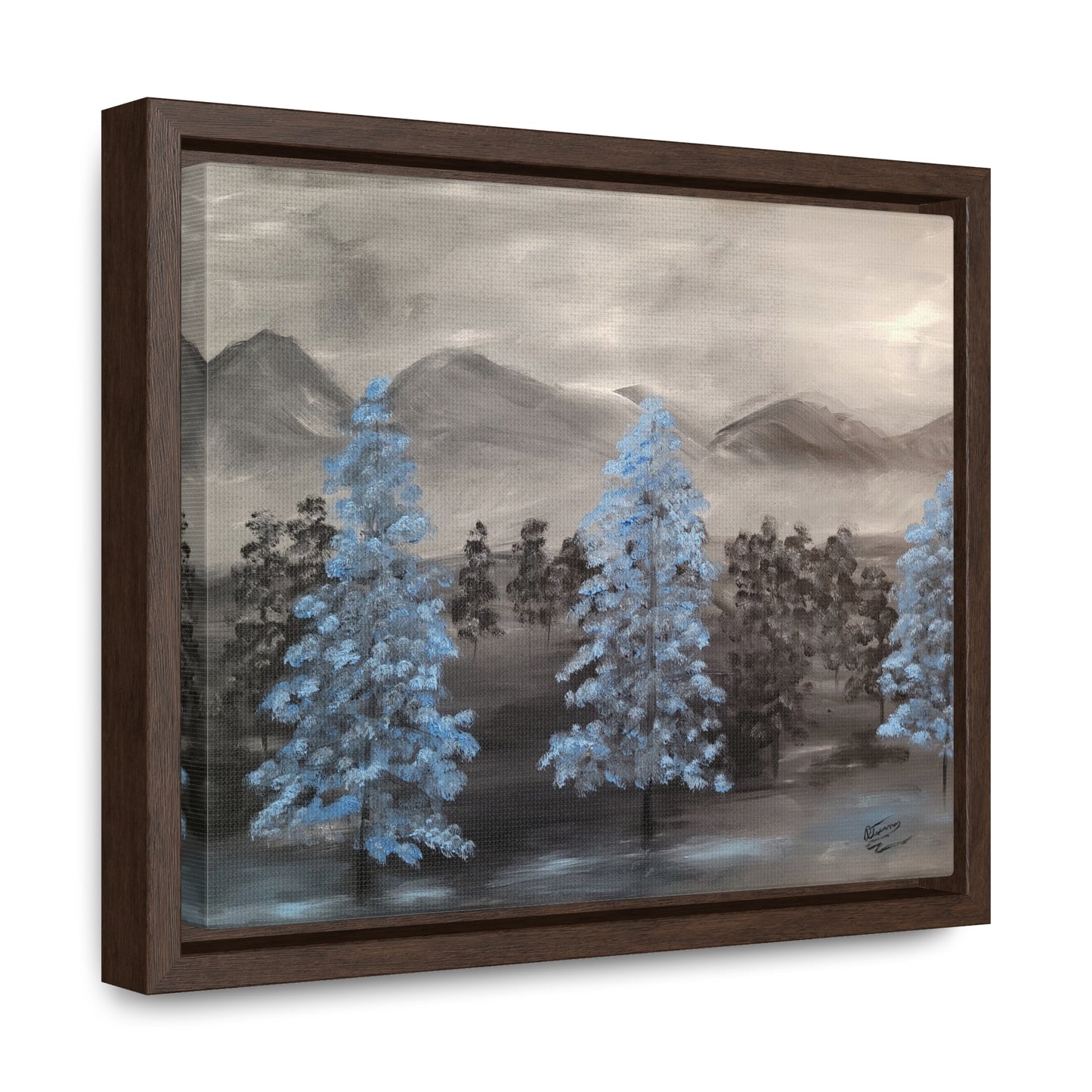 Valley Of Trees - Gallery Canvas Wraps, Horizontal Frame