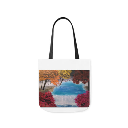 Canvas Tote Bag, Descending Waters Art