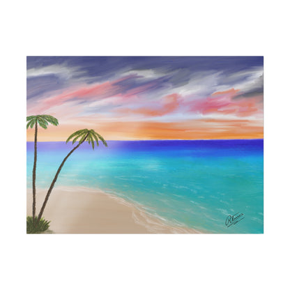 Tropical Haven Matte Canvas, Stretched, 0.75"