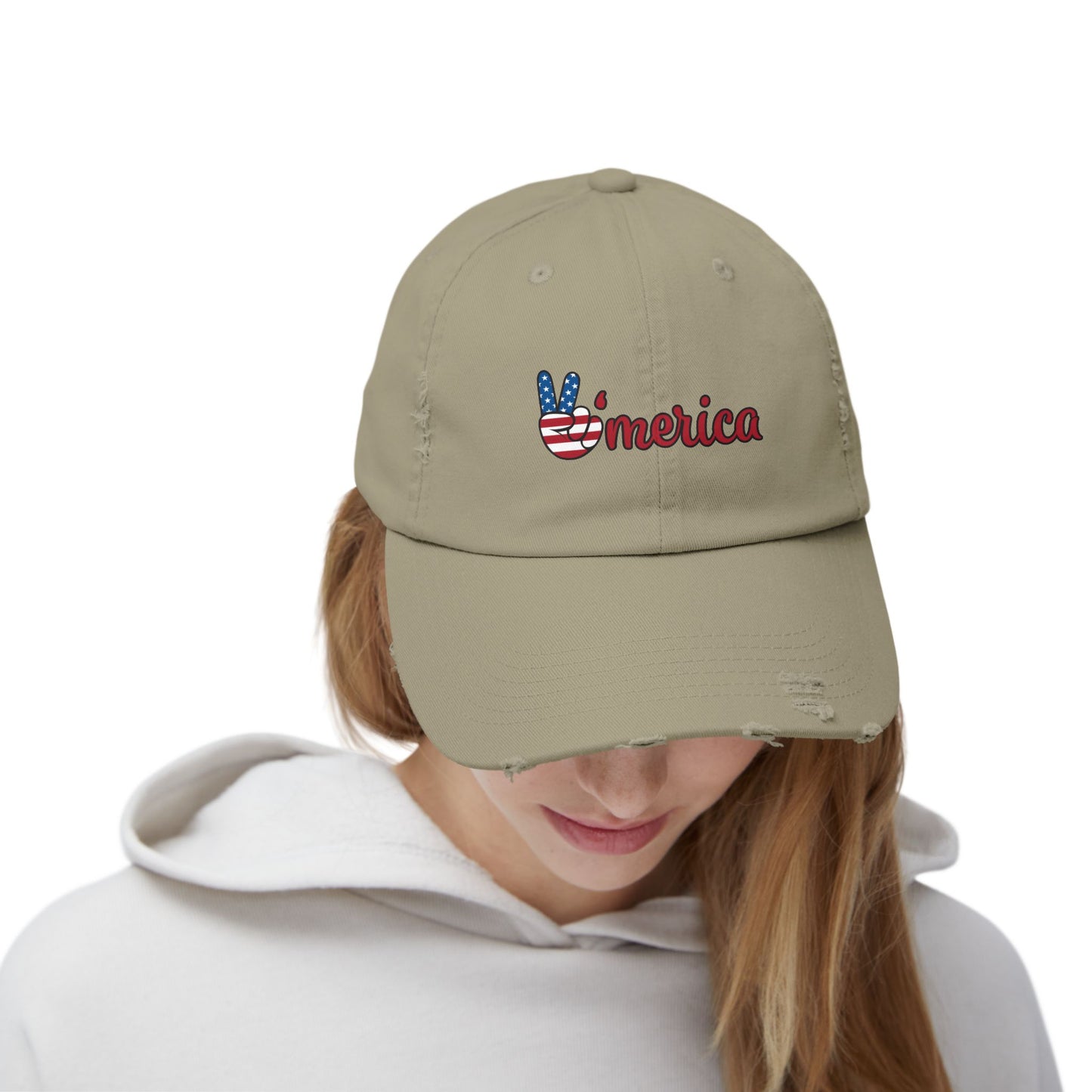 Distressed Cap America