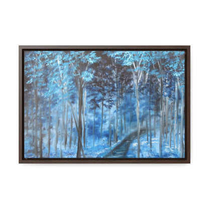 Blue Mist Forest - Gallery Canvas Wraps, Horizontal Frame