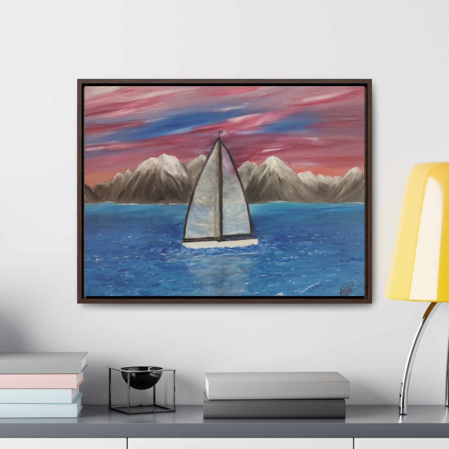 Transparent Sail - Gallery Canvas Wraps, Horizontal Frame