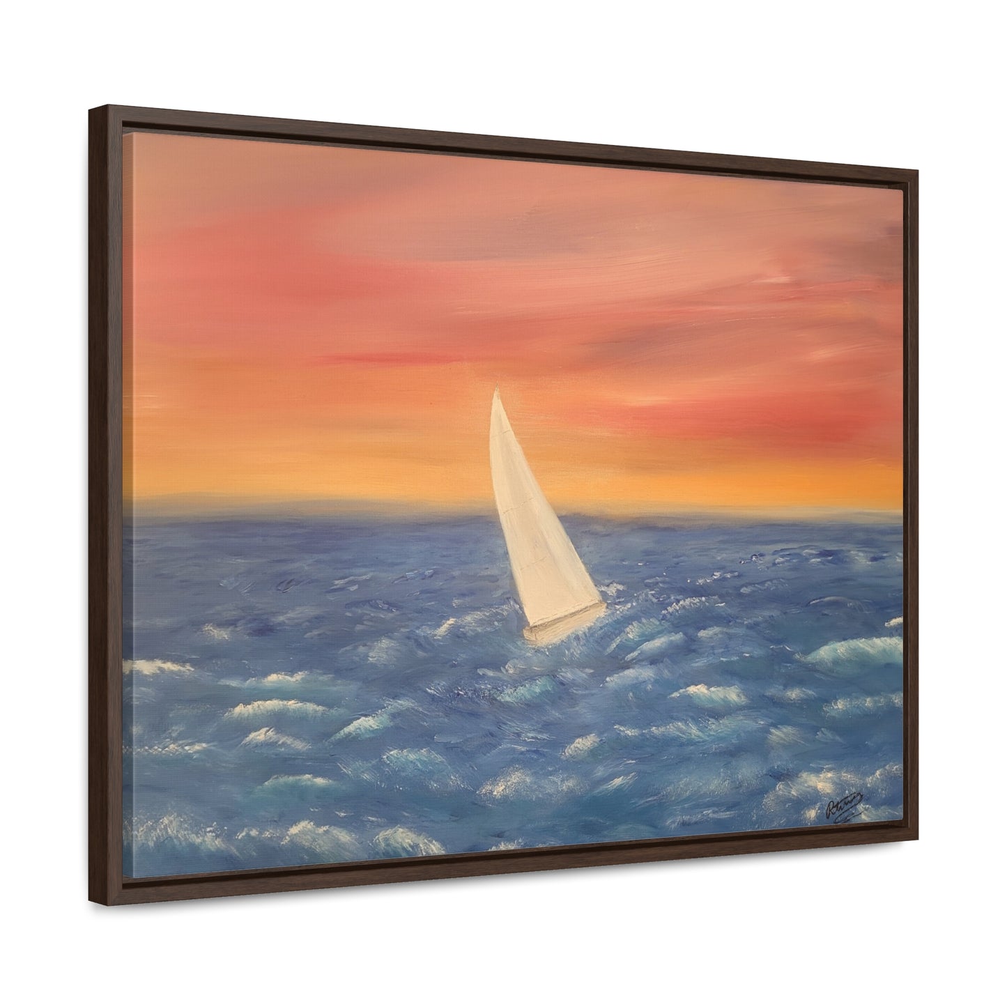 Sailing The Open Sea  - Gallery Canvas Wraps, Horizontal Frame