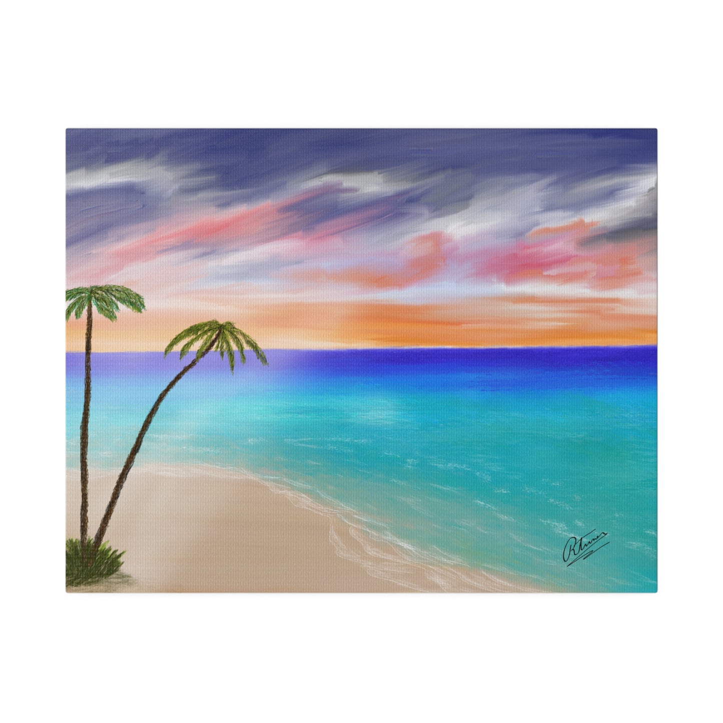 Tropical Haven Matte Canvas, Stretched, 0.75"