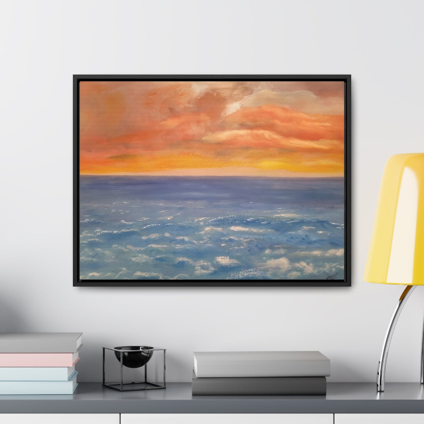 Troubled Sea - Gallery Canvas Wraps, Horizontal Frame