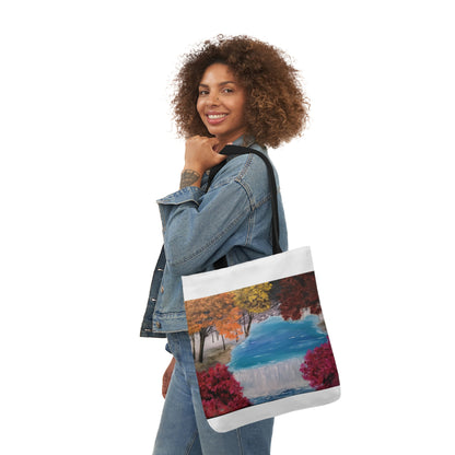 Canvas Tote Bag, Descending Waters Art