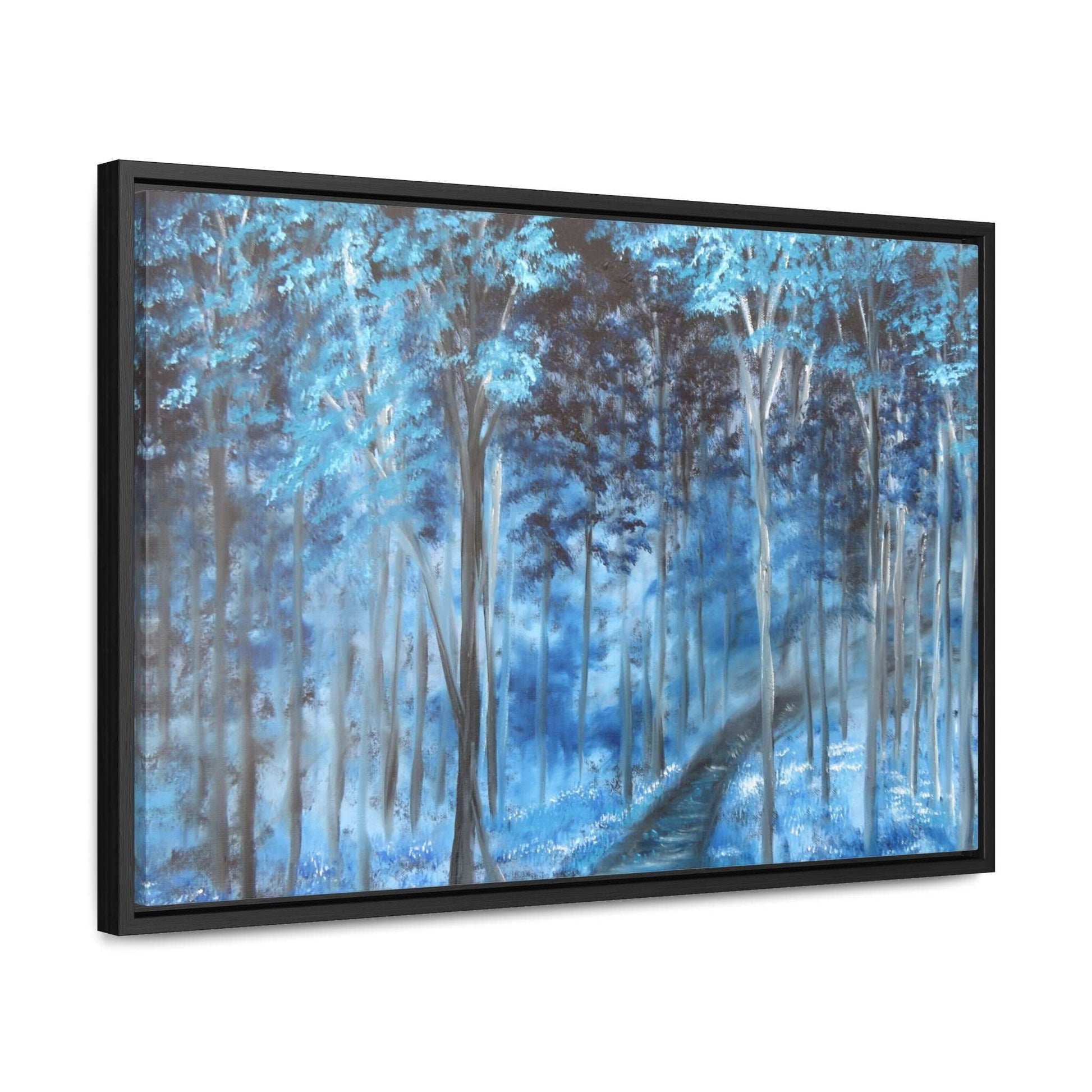 Blue Mist Forest - Gallery Canvas Wraps, Horizontal Frame