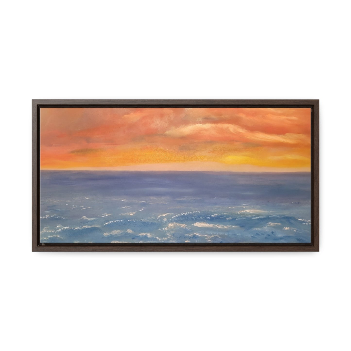 Troubled Sea - Gallery Canvas Wraps, Horizontal Frame