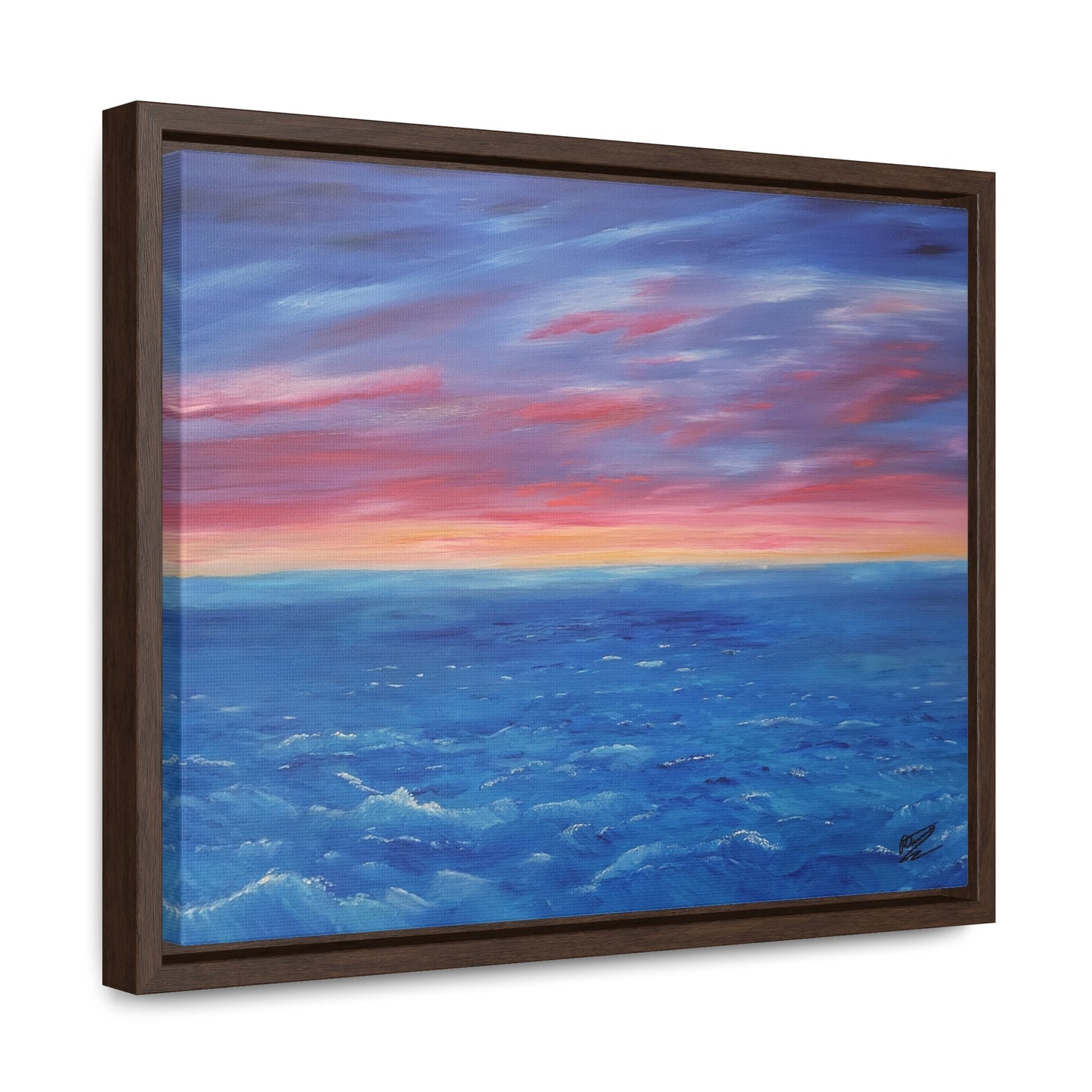 High Seas Sunset - Gallery Canvas Wraps, Horizontal Frame