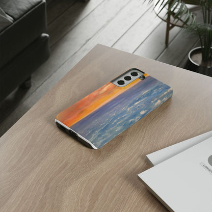 Artistic Ocean Sunset Phone Case - Tough and Stylish Protection