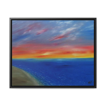 Coastal Sunset - Gallery Canvas Wraps, Horizontal Frame