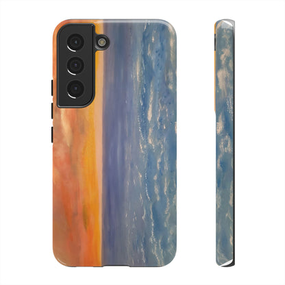 Artistic Ocean Sunset Phone Case - Tough and Stylish Protection