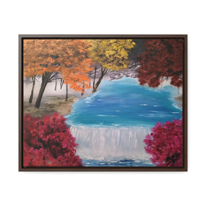 Descending Waters - Gallery Canvas Wraps, Horizontal Frame