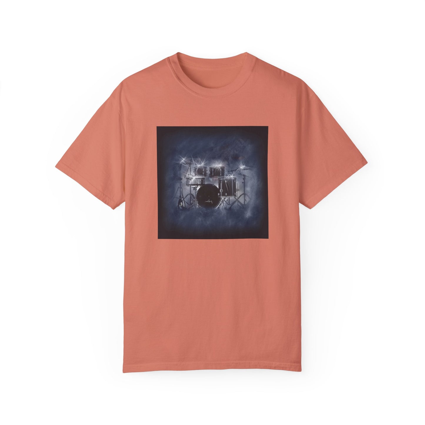 Music Drum Set T-Shirt - Unisex Garment-Dyed