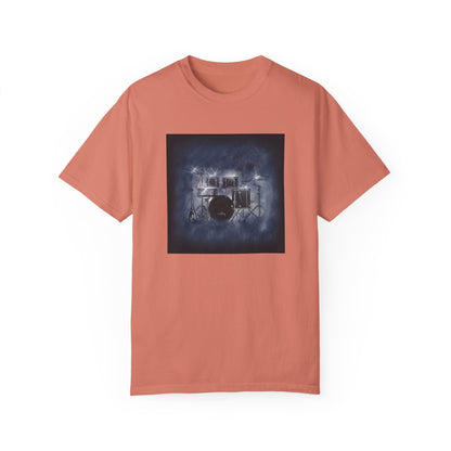 Music Drum Set T-Shirt - Unisex Garment-Dyed