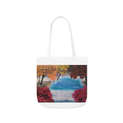 Canvas Tote Bag, Descending Waters Art