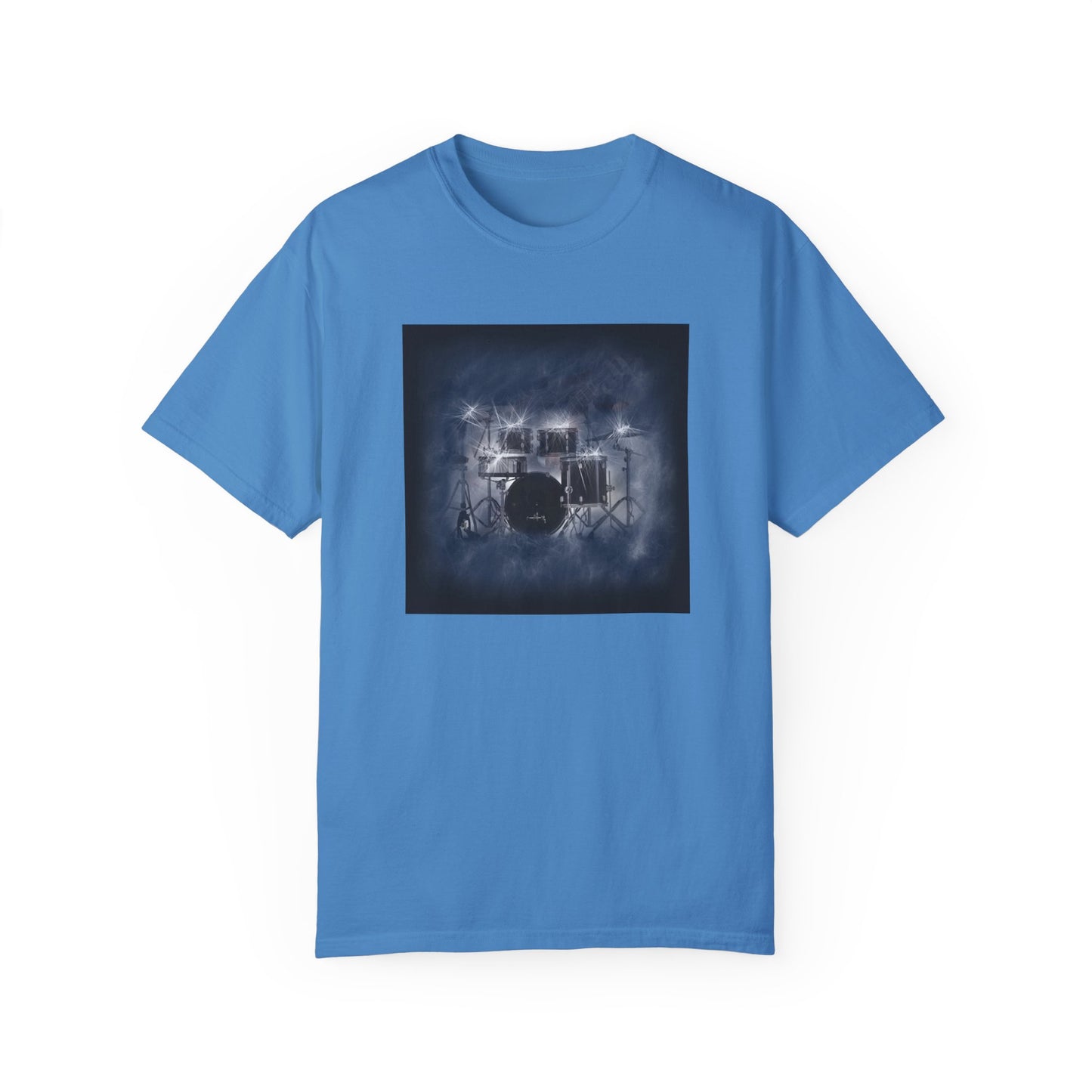 Music Drum Set T-Shirt - Unisex Garment-Dyed