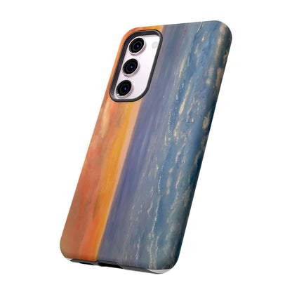 Artistic Ocean Sunset Phone Case - Tough and Stylish Protection