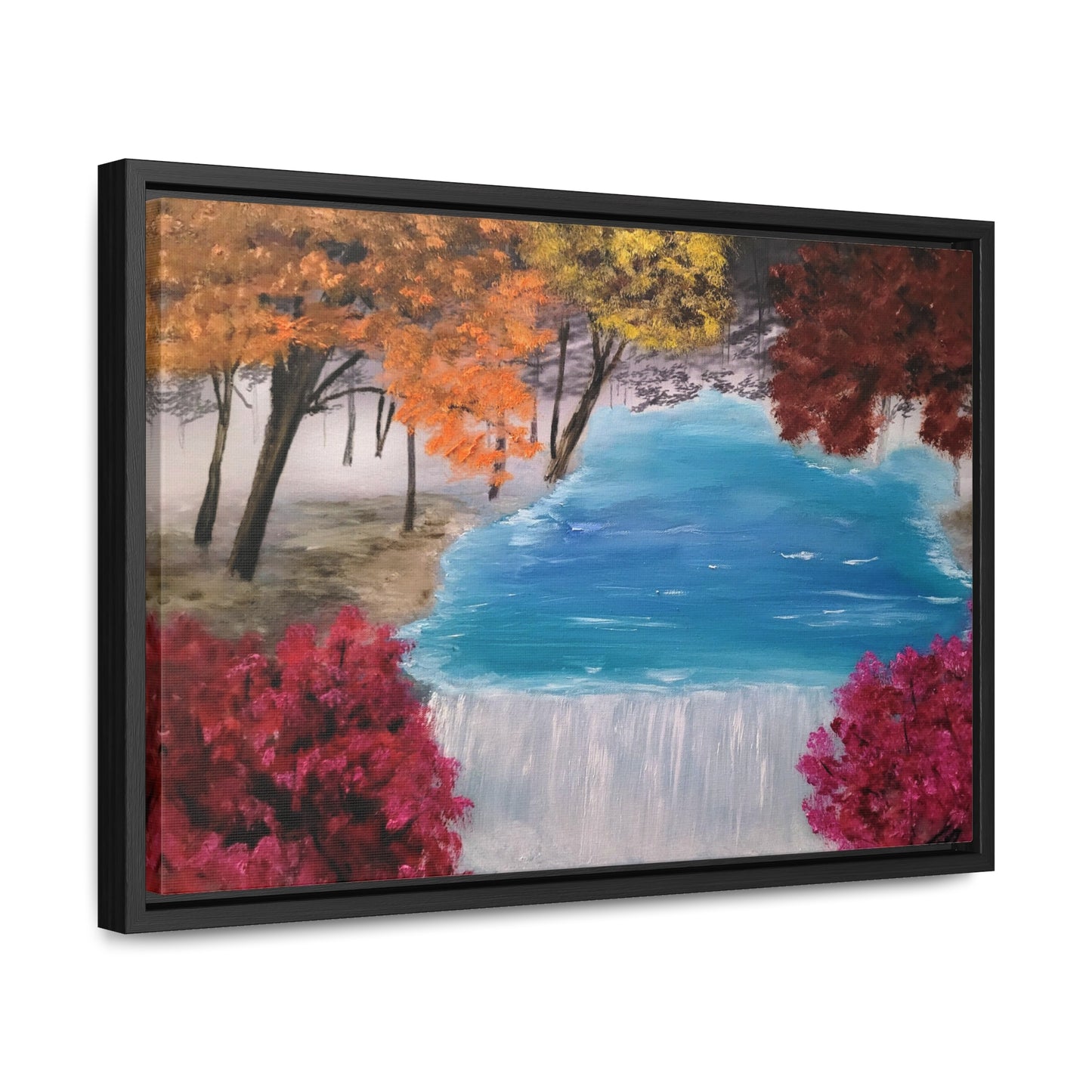 Descending Waters - Gallery Canvas Wraps, Horizontal Frame