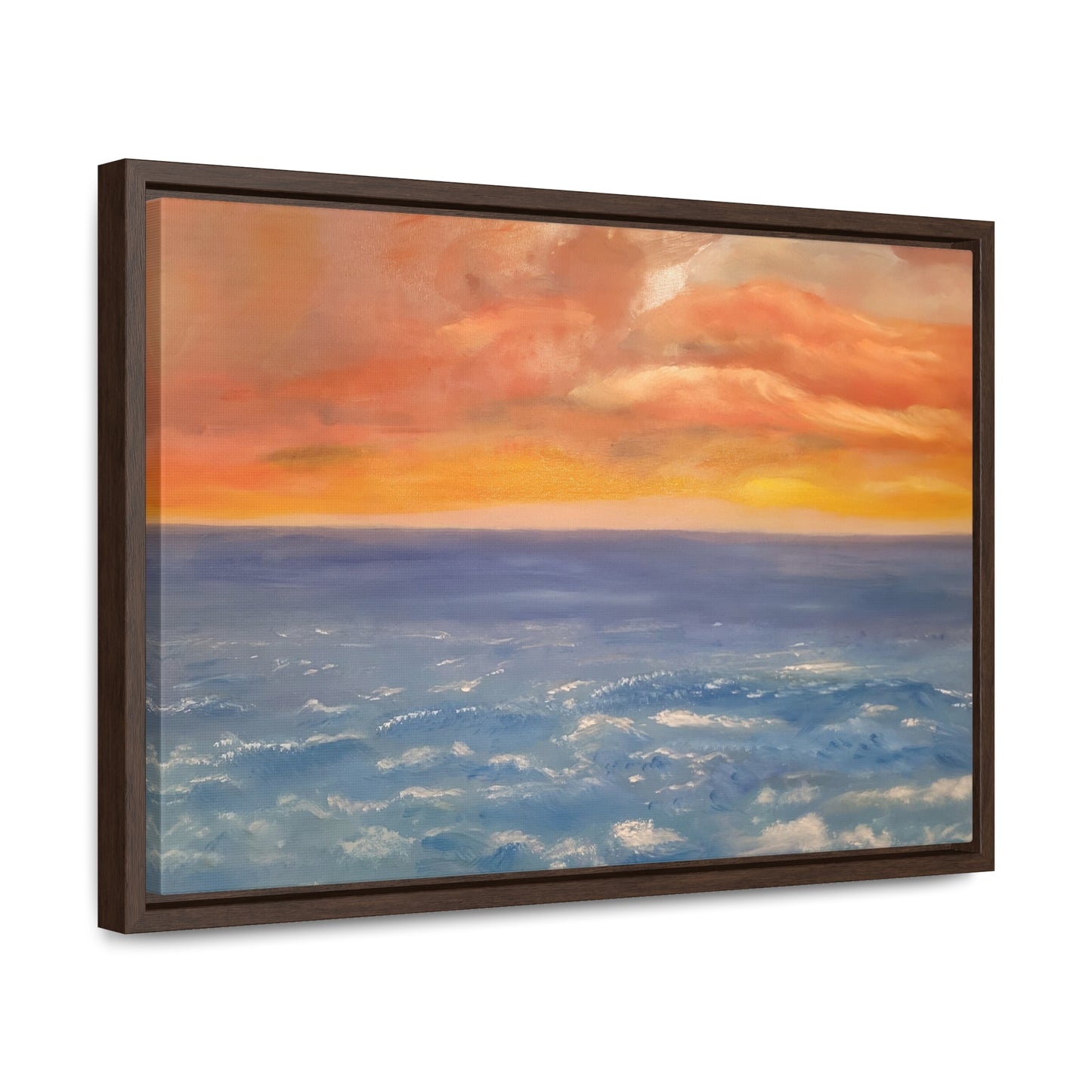 Troubled Sea - Gallery Canvas Wraps, Horizontal Frame