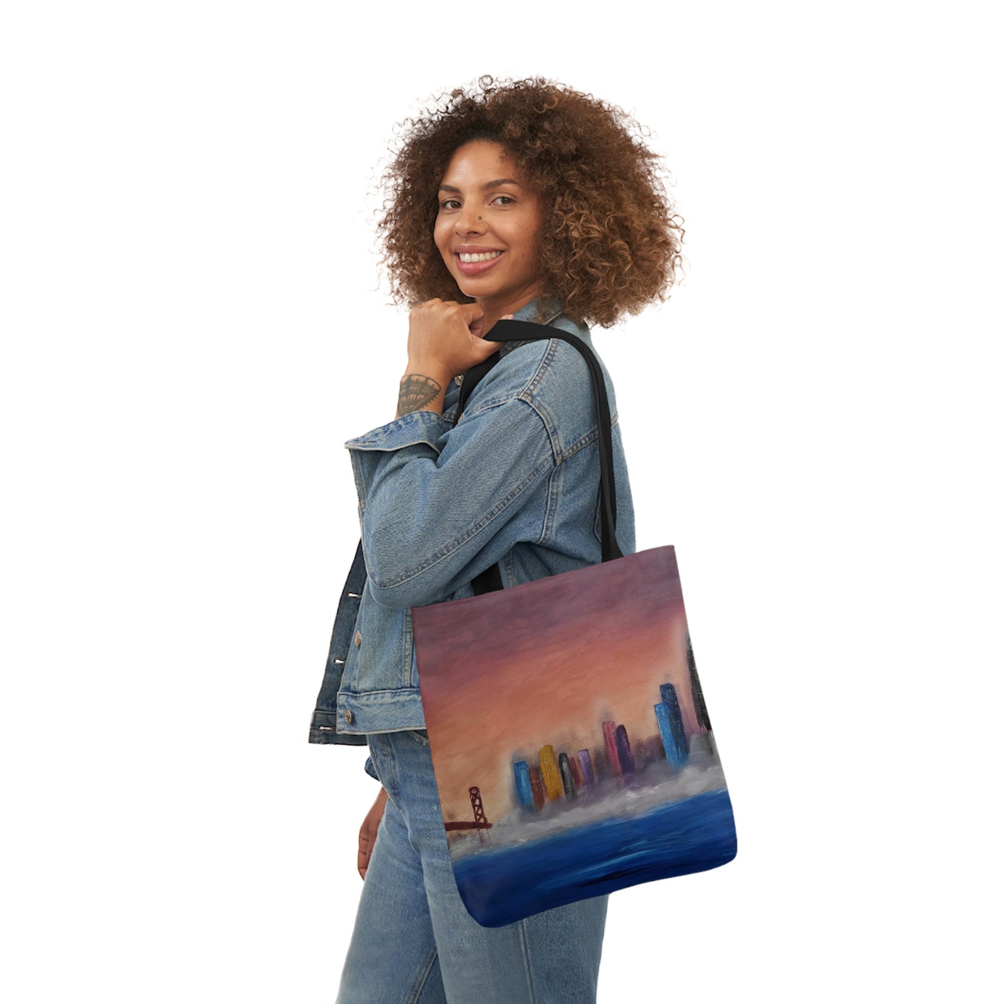 Canvas Tote Bag, San Francisco Bay Art