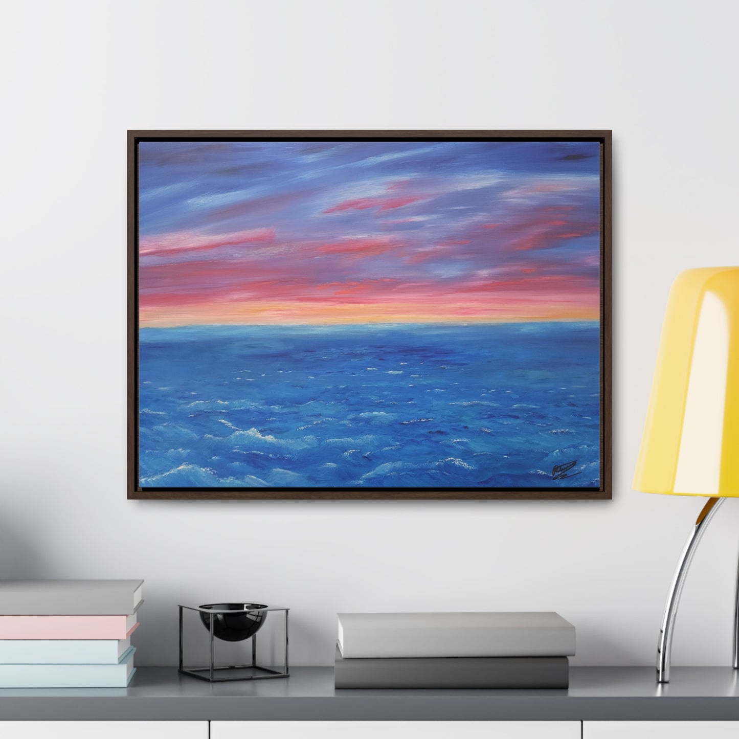 High Seas Sunset - Gallery Canvas Wraps, Horizontal Frame