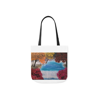 Canvas Tote Bag, Descending Waters Art