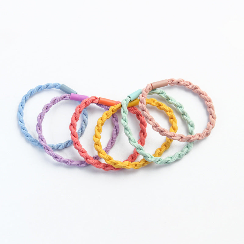 Candy Color High Elastic Basic Hair Ring Head Rope