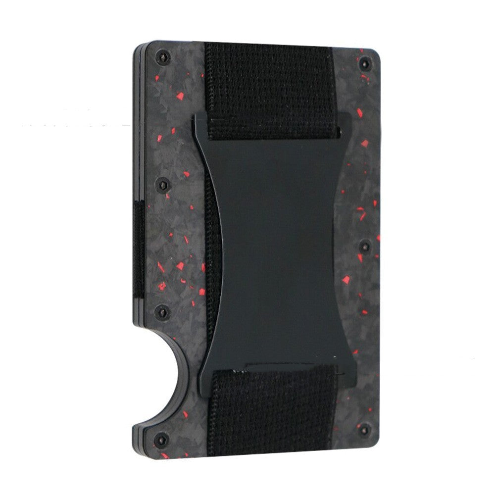 Metal Carbon Fiber Wallet Anti-theft Brush