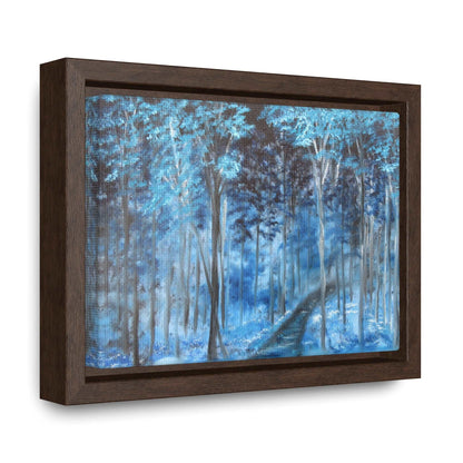 Blue Mist Forest - Gallery Canvas Wraps, Horizontal Frame