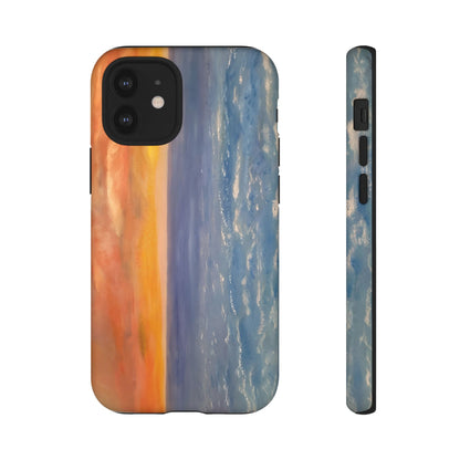 Artistic Ocean Sunset Phone Case - Tough and Stylish Protection