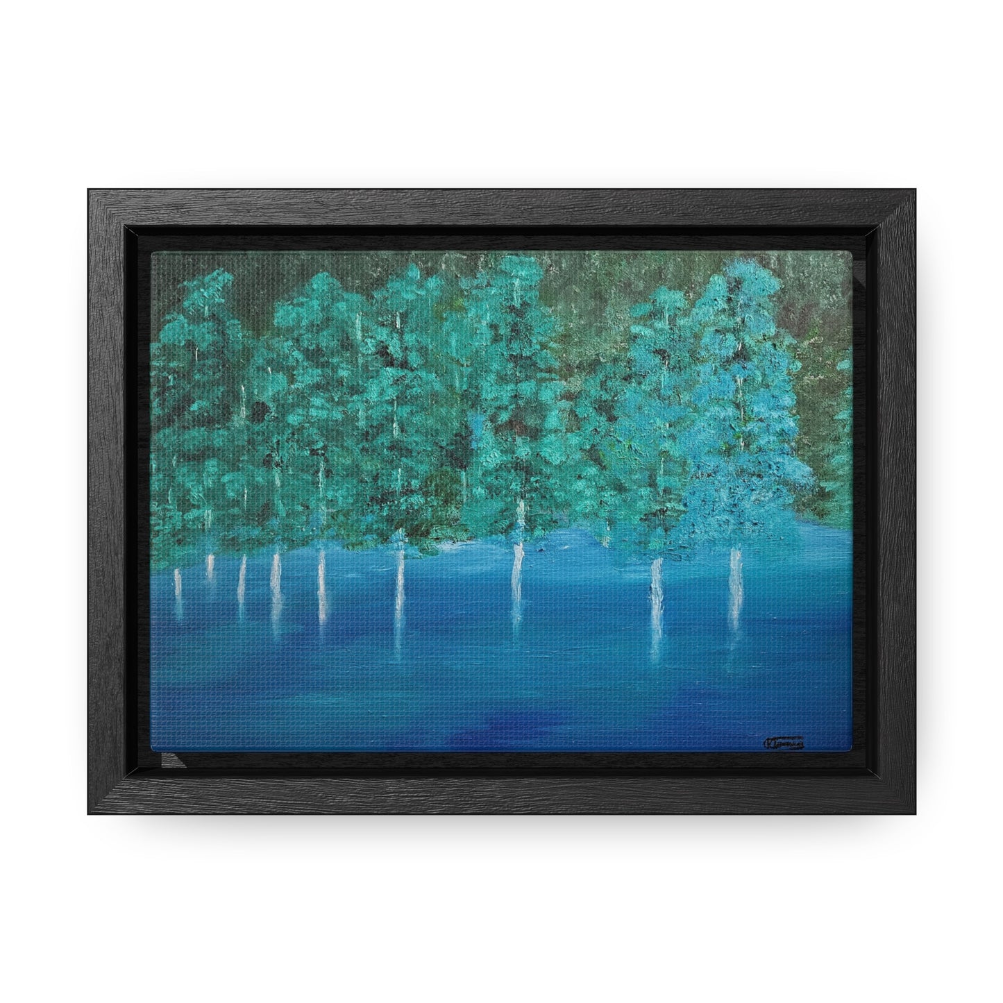 Emerald Cove  - Gallery Canvas Wraps, Horizontal Frame