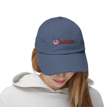 Distressed Cap America